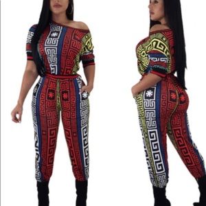 Slash Shoulder jumpsuit